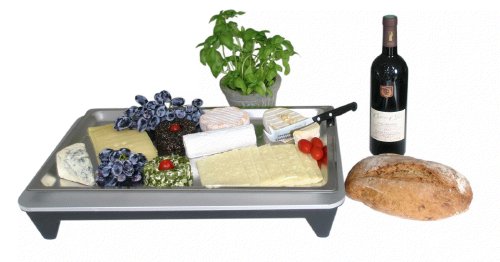 Kalt Warm Platte mit Käse und Wein
