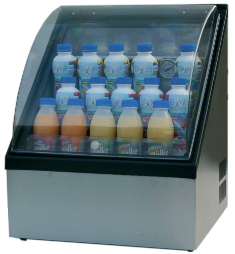 Kühlvitrine Selbstbedienung für Getränke mit Milchgetränke