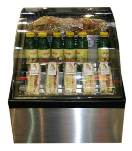 Kühlvitrine Selbstbedienung für Snacks