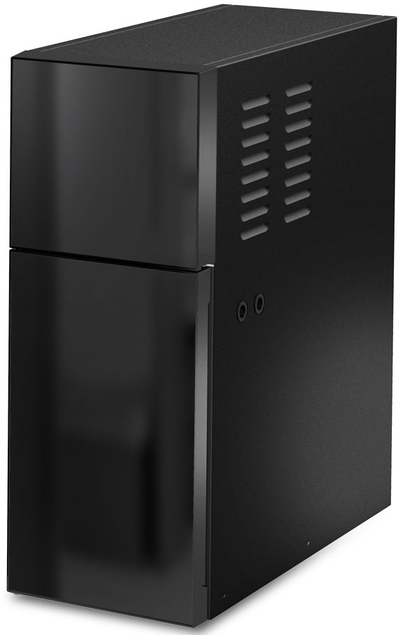 Milchkühlschrank MC12 in schwarz mit manueller Temperatursteurerung