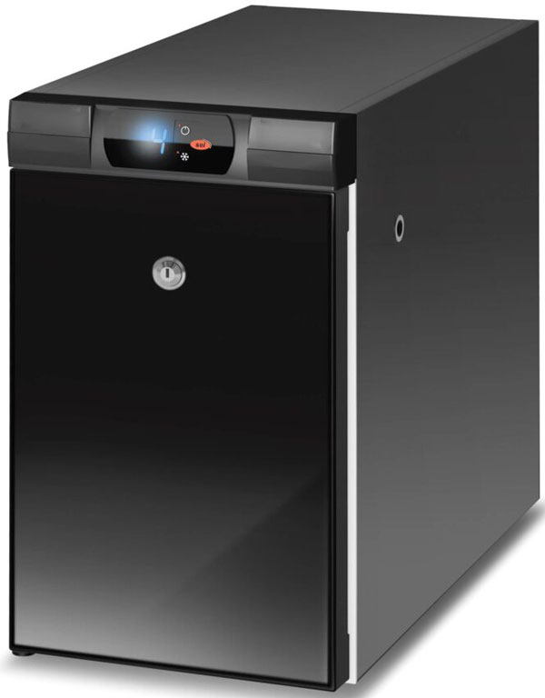 Milchkühlschrank MC7 DIG black mit digitale Temperaturanzeige