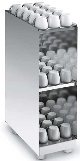 Tassenwärmer in Edelstahl